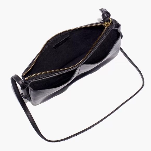 Madewell Black Zippered Crossbody Purse Bag - Picture 3 of 3